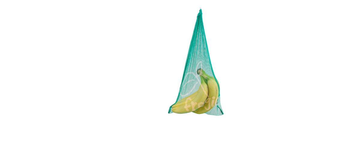 Fregie mit Bananen - der wiederverwendbare Obst- und Gemüsebeutel
